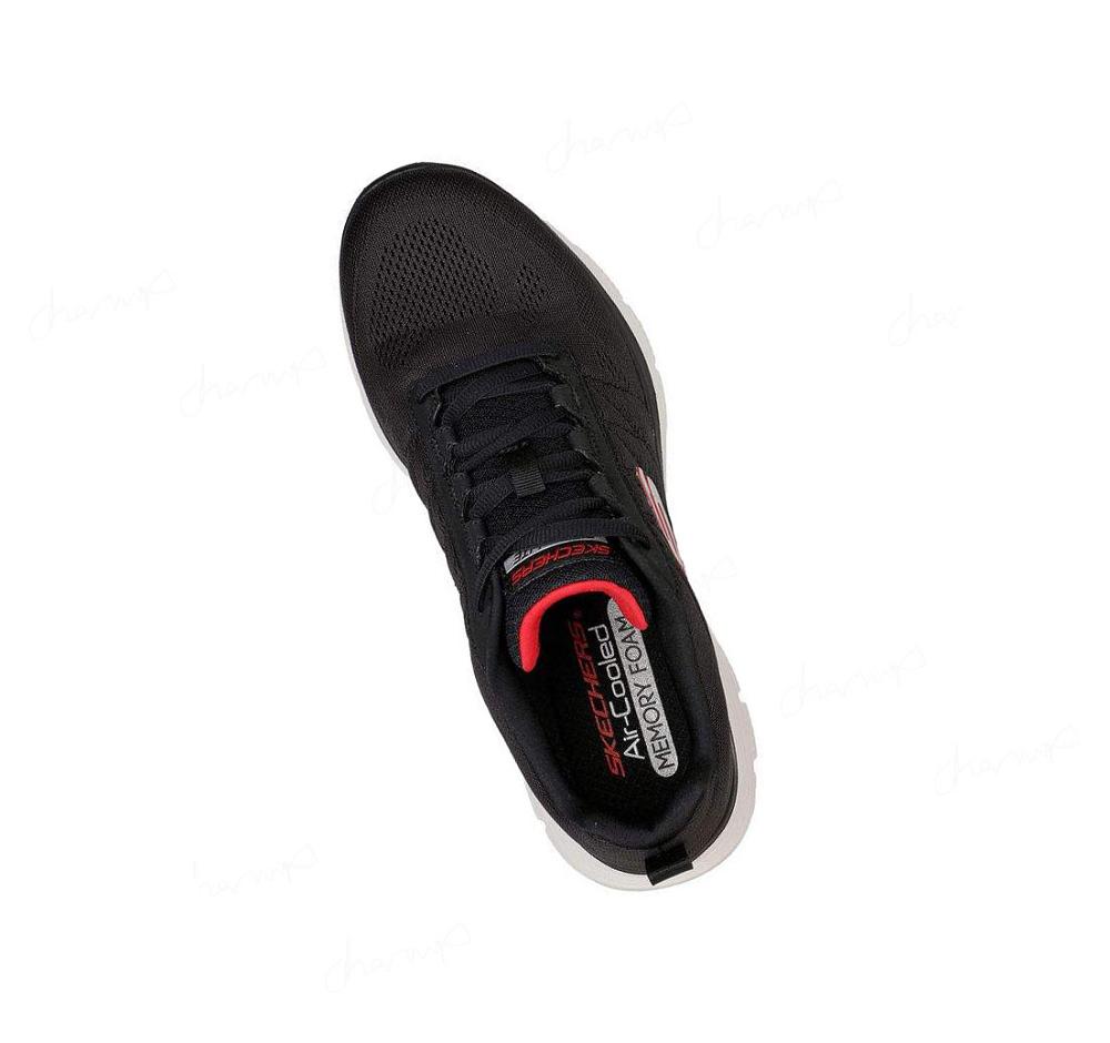 Zapatillas Deportivos Skechers Flex Advantage 4.0 - Valkin Hombre Negras | 3812C_AR