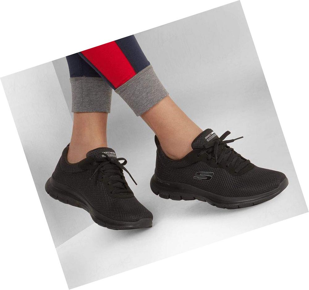 Zapatillas Deportivos Skechers Flex Appeal 4.0 - Brilliant View Mujer Negras | 6TAT8_AR