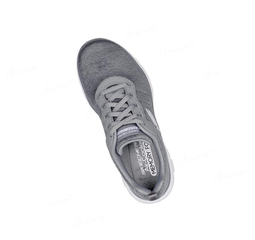 Zapatillas Deportivos Skechers Flex Appeal 4.0 - Vivid Pattern Mujer Gris | I923Q_AR