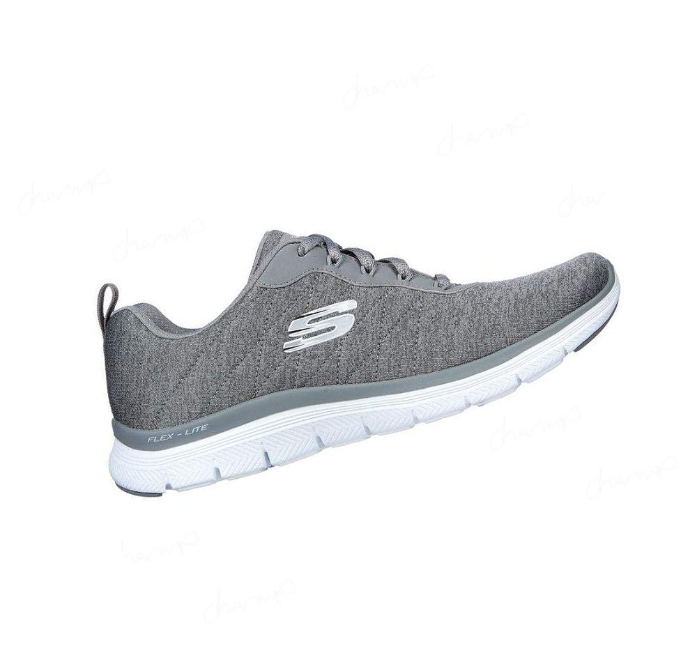 Zapatillas Deportivos Skechers Flex Appeal 4.0 - Vivid Pattern Mujer Gris | I923Q_AR