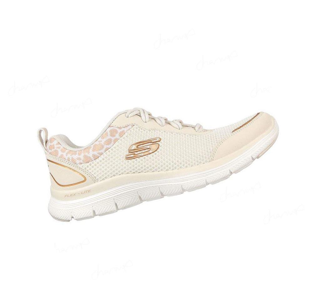 Zapatillas Deportivos Skechers Flex Appeal 4.0 - Wild Pulse Mujer Beige Doradas | I998B_AR