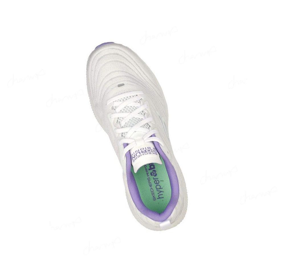 Zapatillas Deportivos Skechers GO RUN 8 - Bionic Mujer Blancas Lavanda | T1ATD_AR