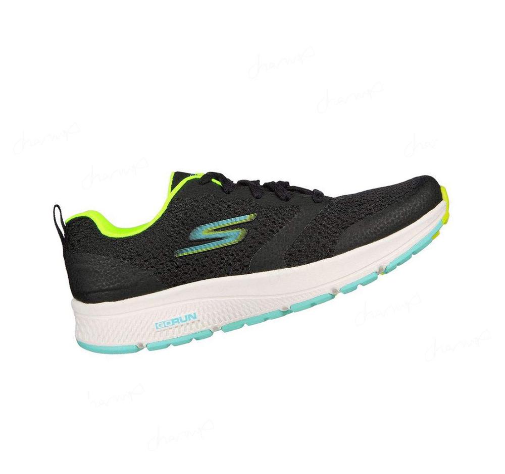 Zapatillas Deportivos Skechers GO RUN Consistent - Intensify-X Mujer Negras Verde | A298S_AR