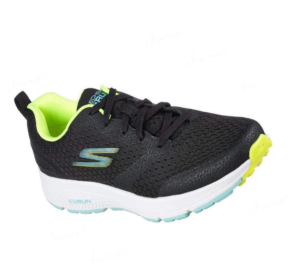 Zapatillas Deportivos Skechers GO RUN Consistent - Intensify-X Mujer Negras Verde | A298S_AR