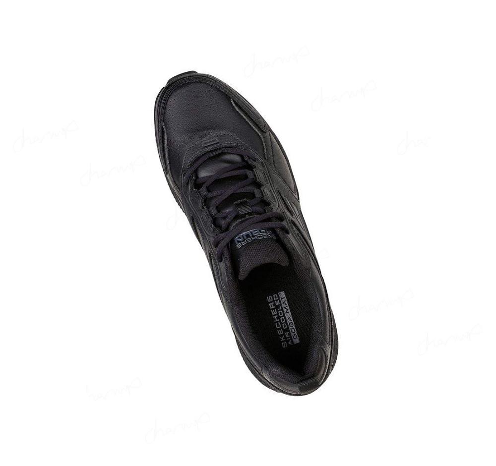 Zapatillas Deportivos Skechers GO RUN Consistent - Up Time Hombre Negras | A6393_AR