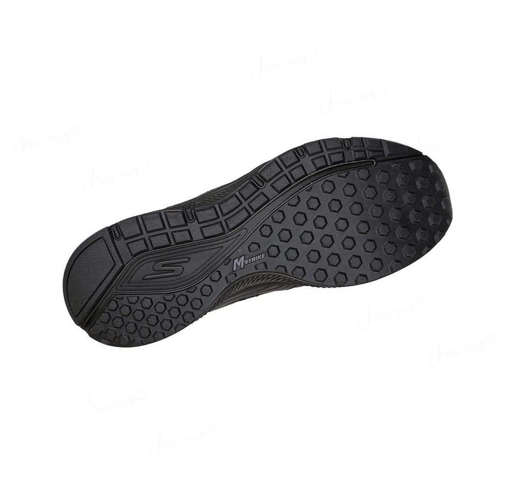 Zapatillas Deportivos Skechers GO RUN Consistent - Up Time Hombre Negras | A6393_AR