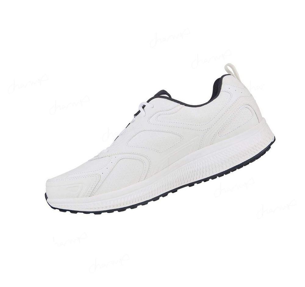 Zapatillas Deportivos Skechers GO RUN Consistent - Up Time Hombre Blancas Azul Marino | A63TX_AR