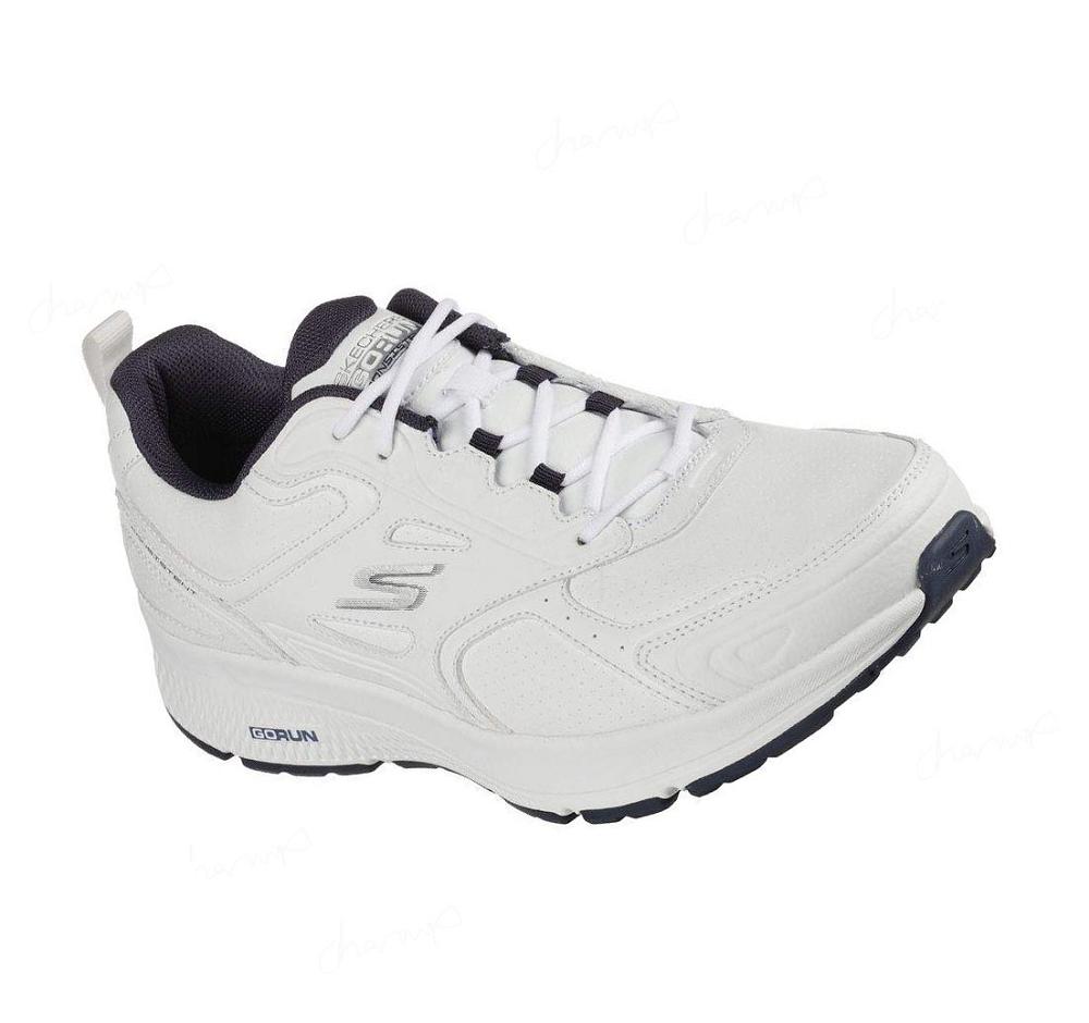 Zapatillas Deportivos Skechers GO RUN Consistent - Up Time Hombre Blancas Azul Marino | A63TX_AR