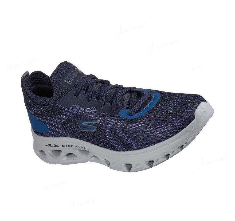 Zapatillas Deportivos Skechers GO RUN Glide-Step Flex - Radar Hombre Azul Marino | 6600B_AR