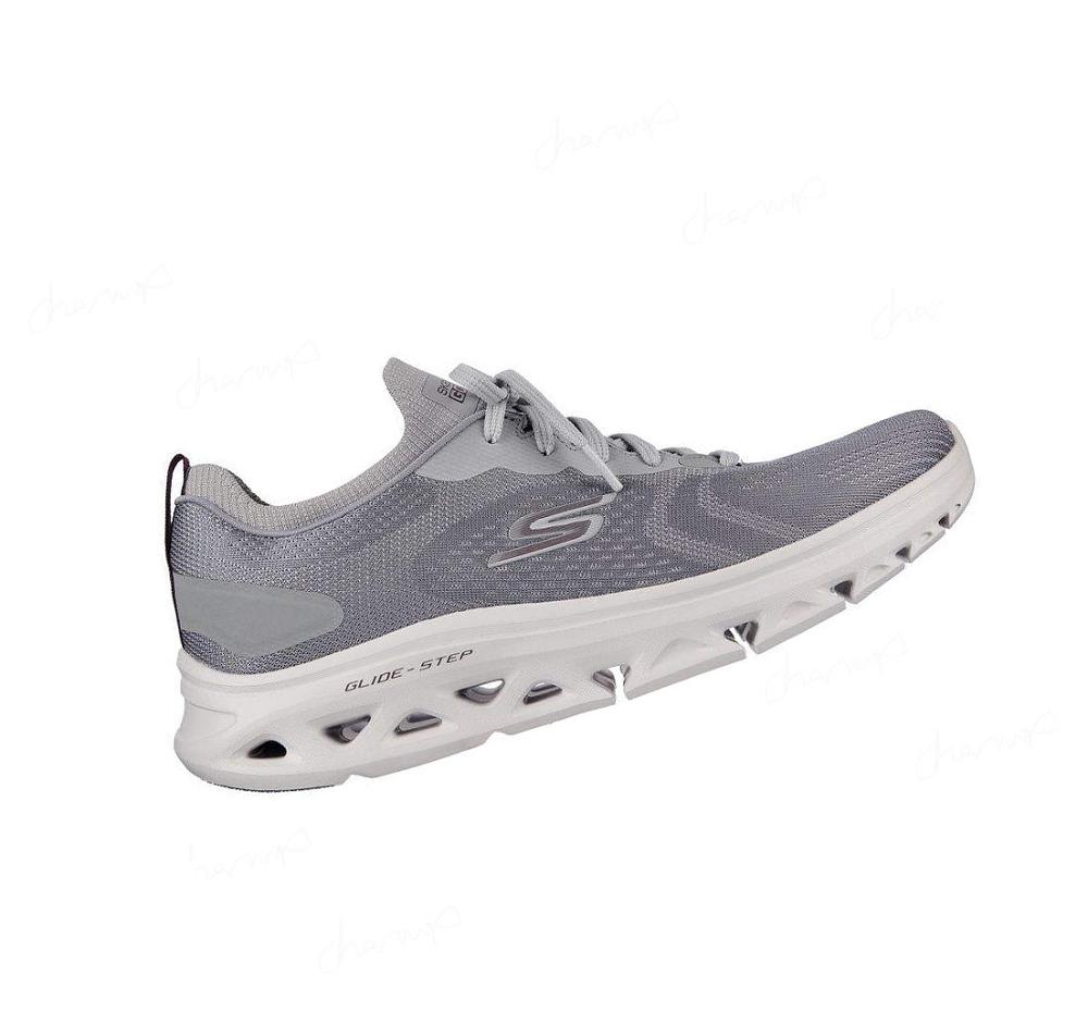 Zapatillas Deportivos Skechers GO RUN Glide-Step Flex - Radar Hombre Gris | 6612L_AR