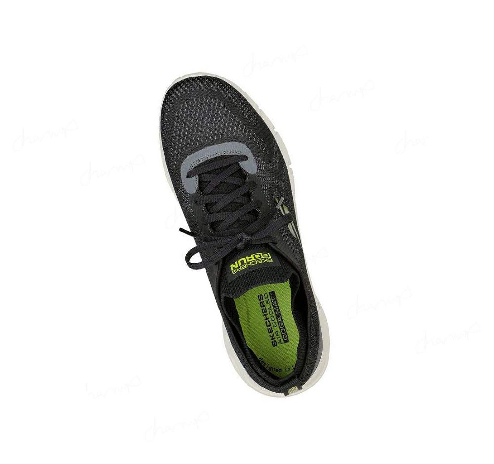 Zapatillas Deportivos Skechers GO RUN Glide-Step Flex - Radar Hombre Negras Blancas | 661AS_AR