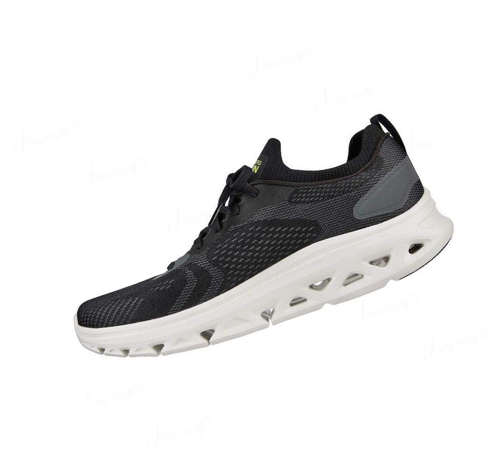 Zapatillas Deportivos Skechers GO RUN Glide-Step Flex - Radar Hombre Negras Blancas | 661AS_AR