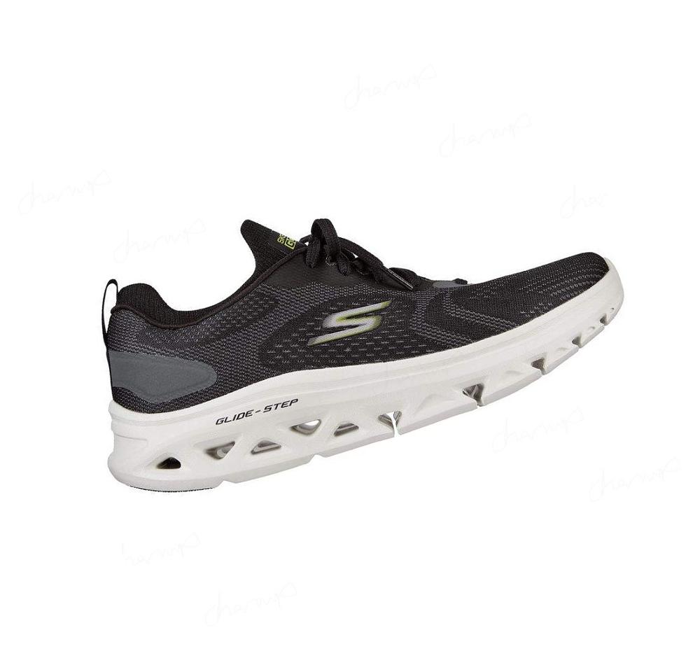 Zapatillas Deportivos Skechers GO RUN Glide-Step Flex - Radar Hombre Negras Blancas | 661AS_AR