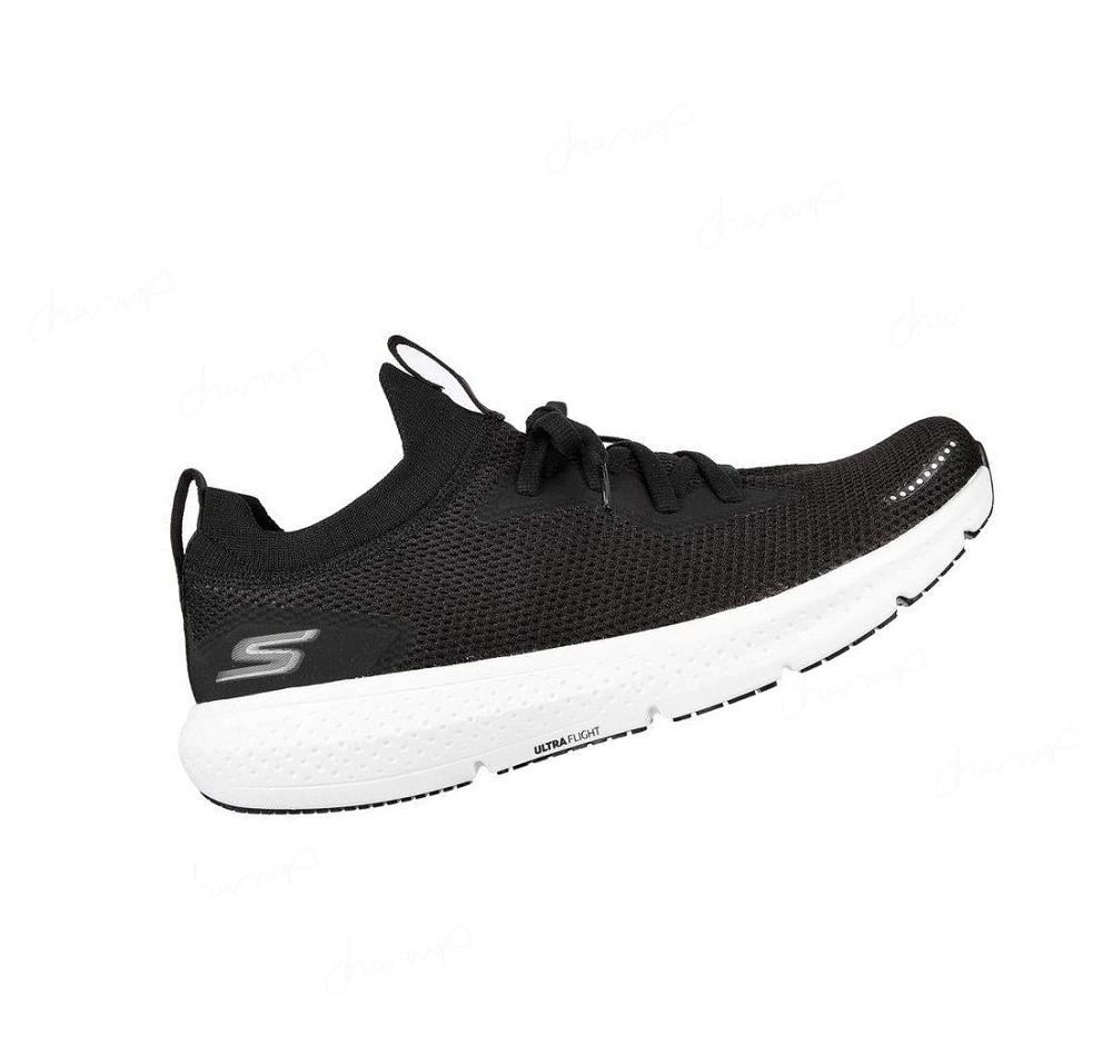 Zapatillas Deportivos Skechers GO RUN Supersonic - Apex Hombre Negras Blancas | A689X_AR