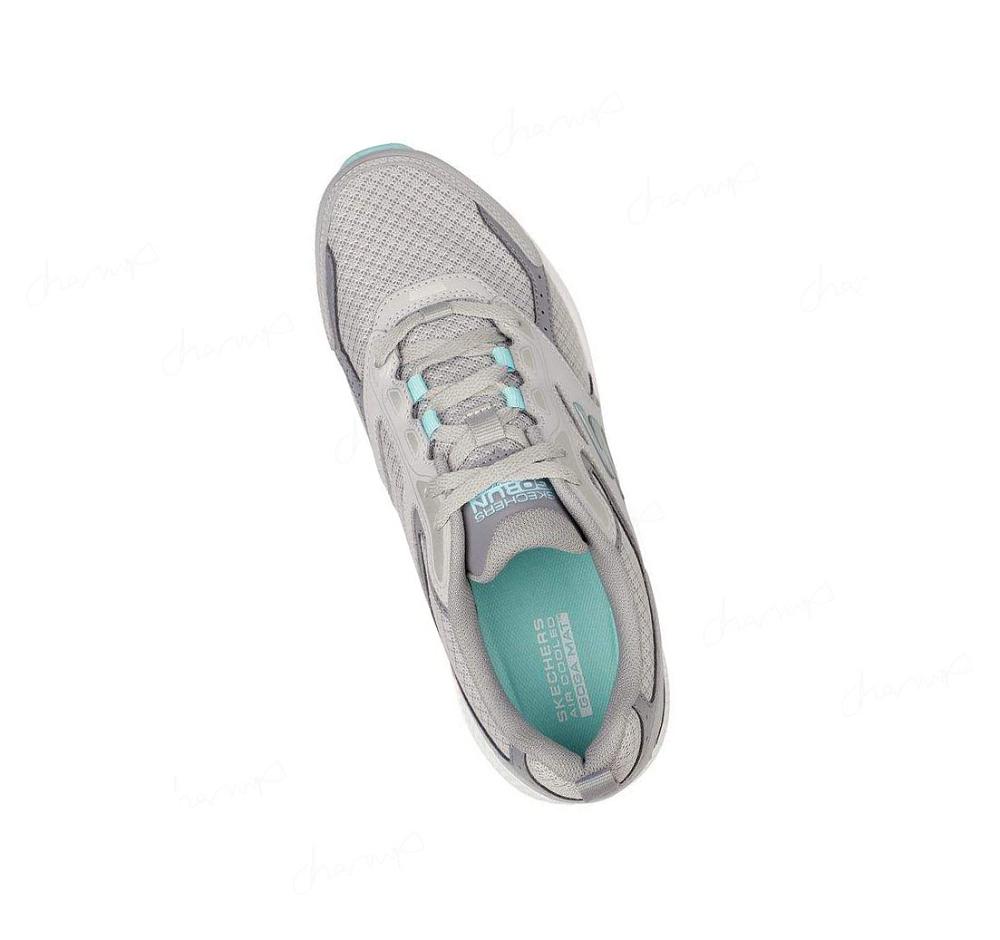 Zapatillas Deportivos Skechers GOrun Consistent Mujer Gris Turquesa | 803AA_AR