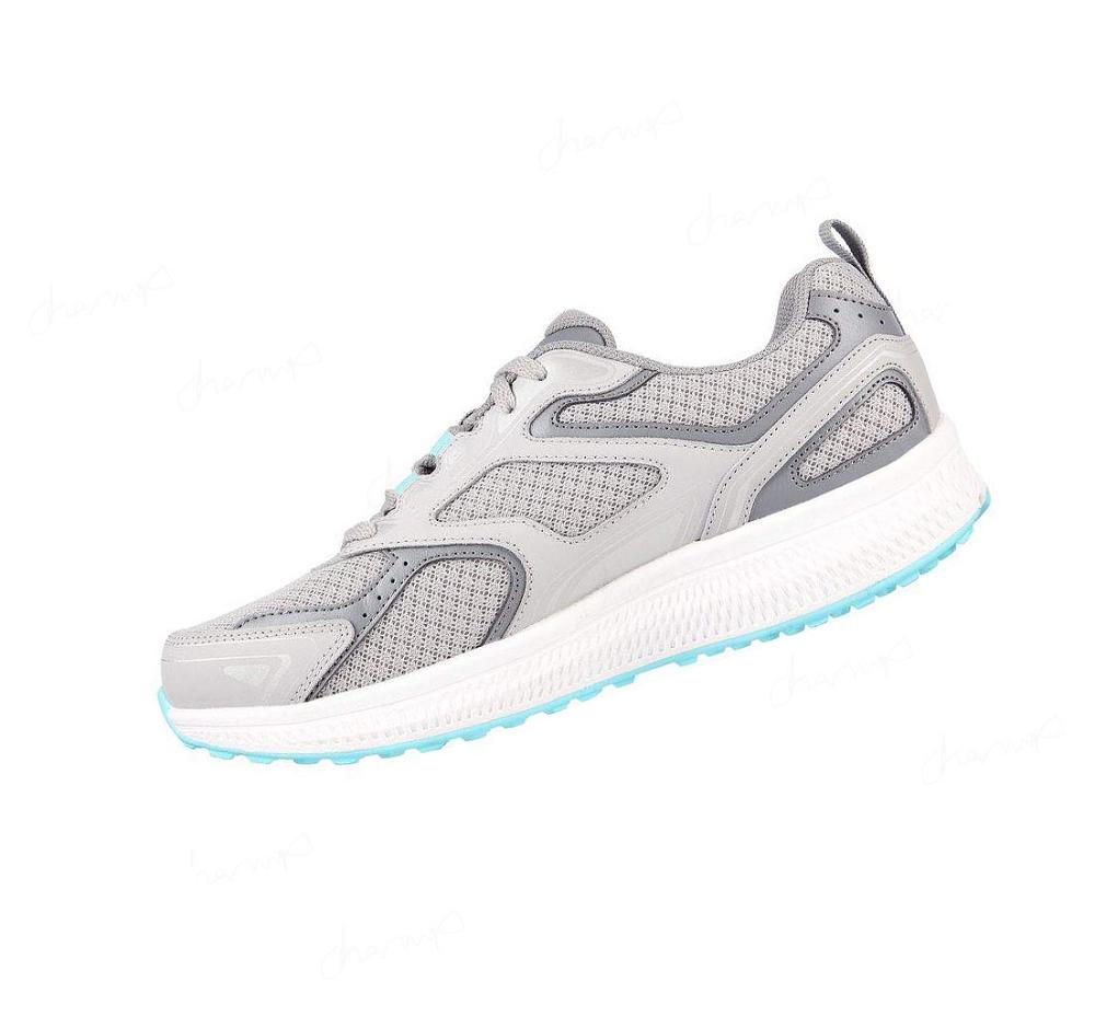 Zapatillas Deportivos Skechers GOrun Consistent Mujer Gris Turquesa | 803AA_AR