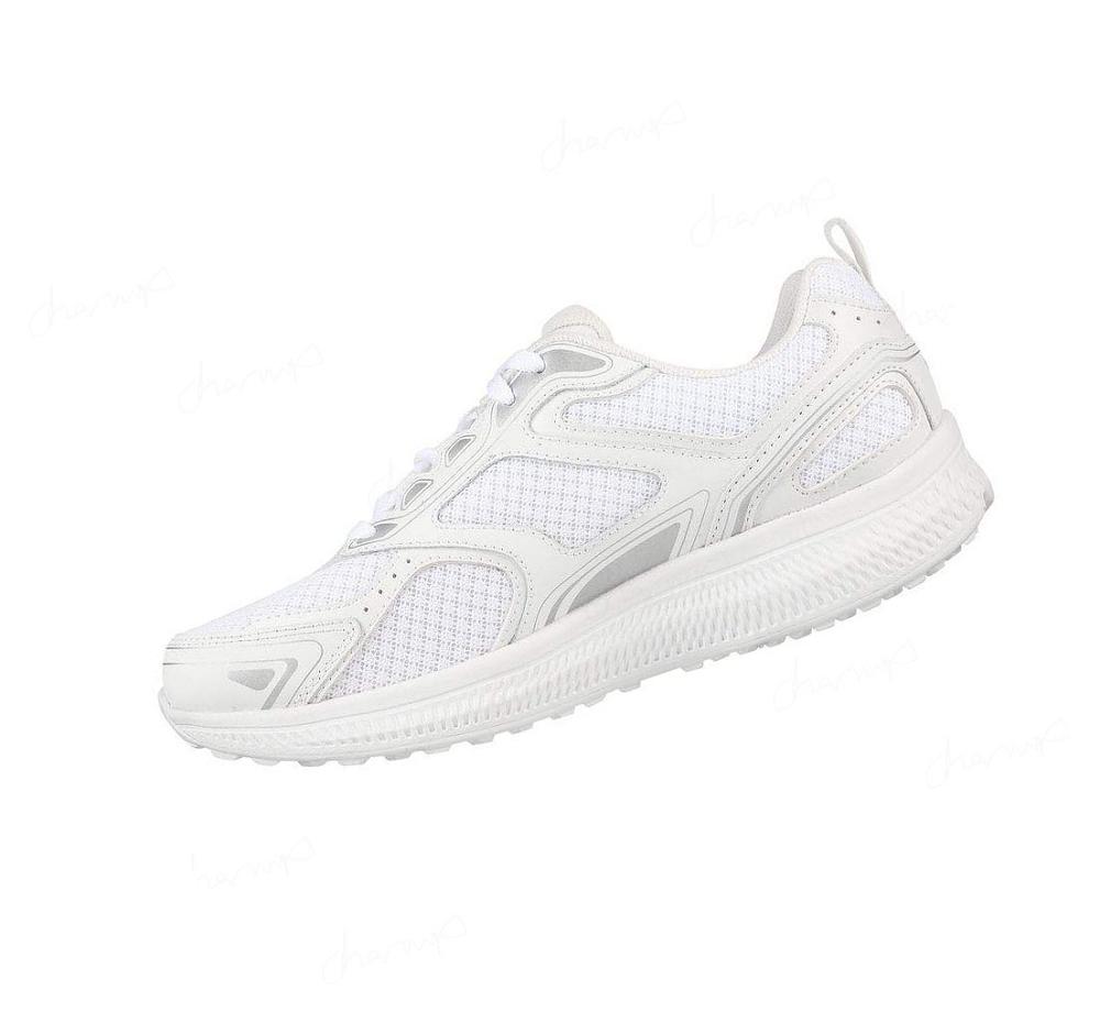 Zapatillas Deportivos Skechers GOrun Consistent Mujer Blancas Plateadas | 80AAS_AR