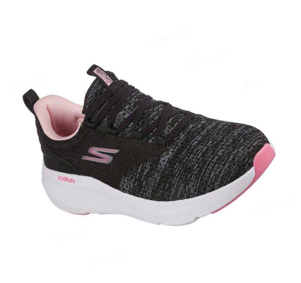 Zapatillas Deportivos Skechers GOrun Elevate - Pleasant Days Mujer Negras Rosas | 80AT8_AR