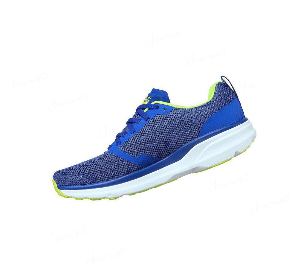 Zapatillas Deportivos Skechers GOrun Pure 2 - Axis Hombre Azules Amarillo | 3639Q_AR