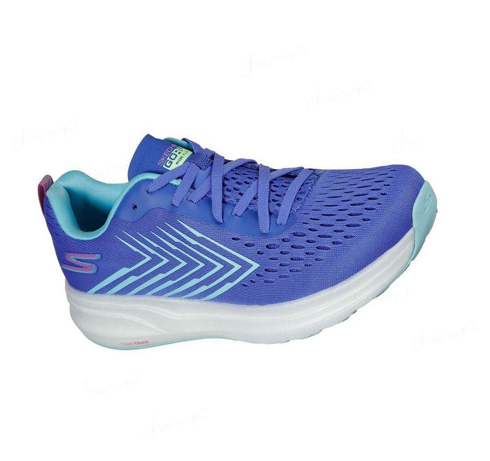 Zapatillas Deportivos Skechers GOrun Ride Flow Mujer Azules Turquesa | 5A85Q_AR