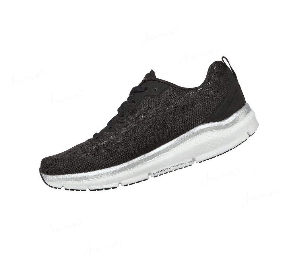 Zapatillas Deportivos Skechers GOrun Ride 9 Mujer Negras Blancas | T2590_AR