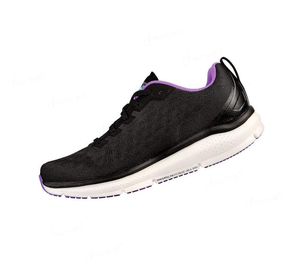 Zapatillas Deportivos Skechers GOrun Ride 9 Mujer Negras Moradas | T2ATE_AR