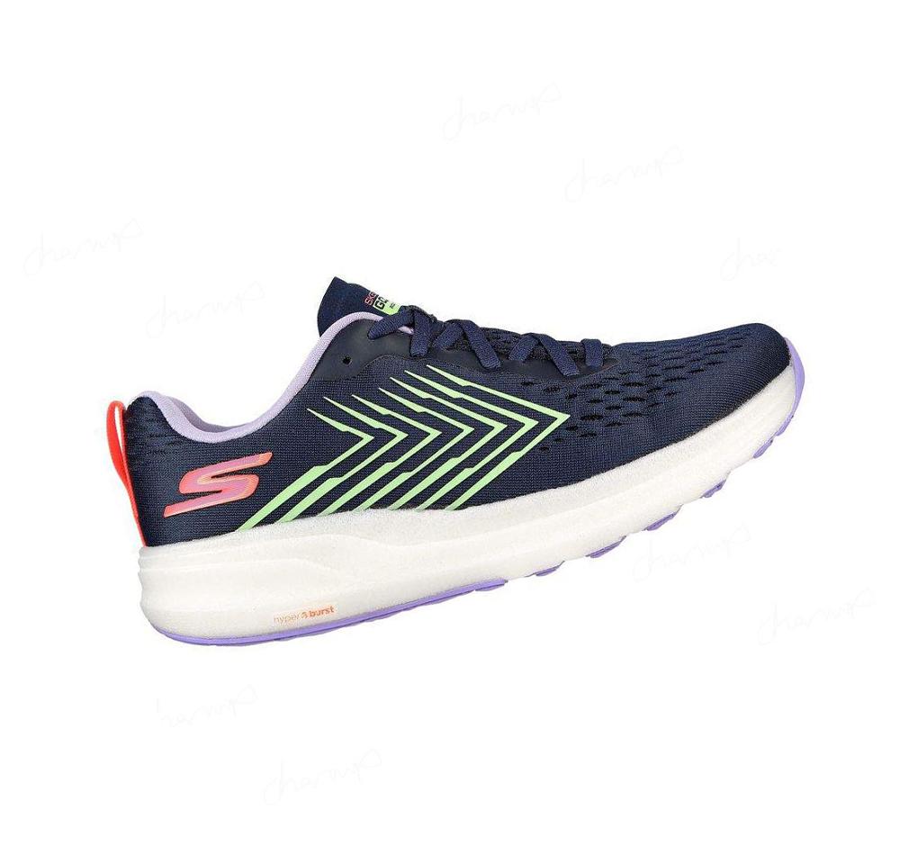 Zapatillas Deportivos Skechers GOrun Ride Flow Mujer Azul Marino Multicolor | T2T25_AR