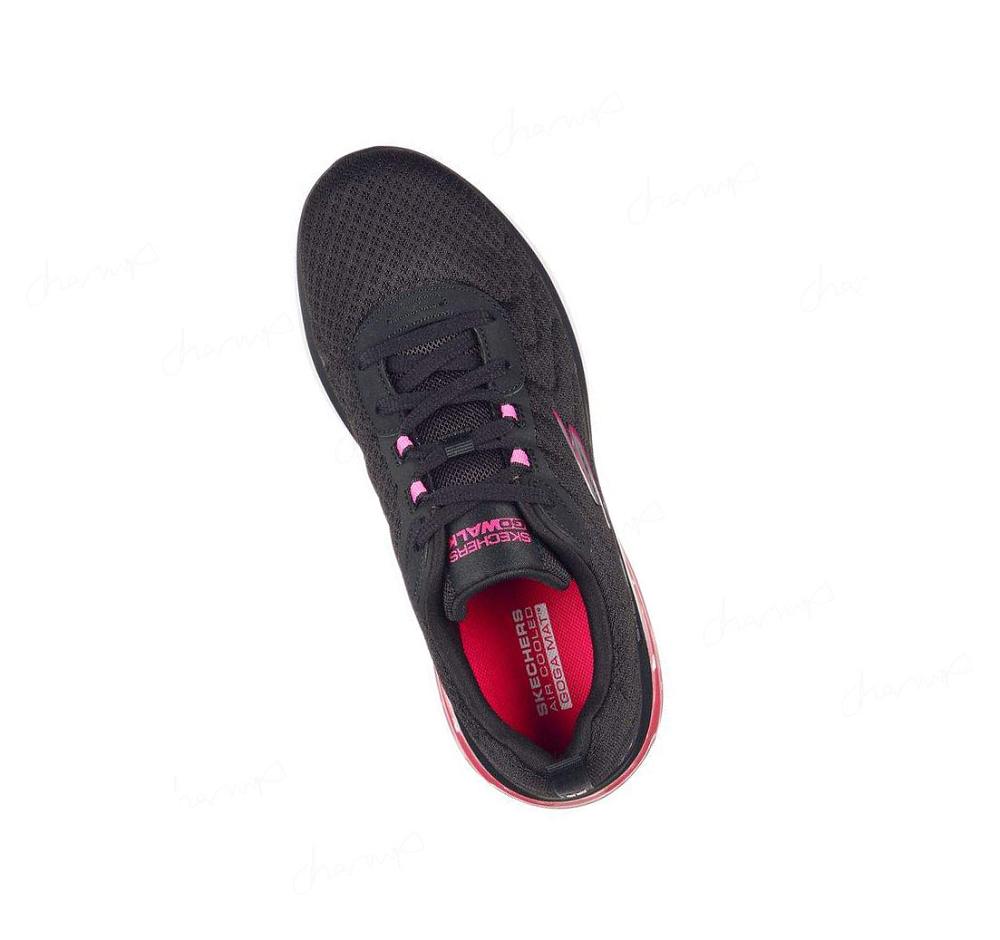 Zapatillas Deportivos Skechers GOwalk Air 2.0 - Dynamic Virtue Mujer Negras Rosas | ATT3D_AR