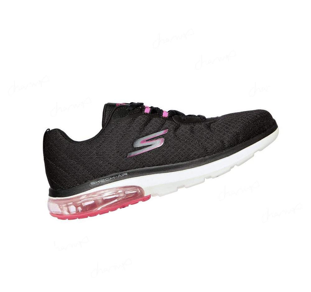 Zapatillas Deportivos Skechers GOwalk Air 2.0 - Dynamic Virtue Mujer Negras Rosas | ATT3D_AR