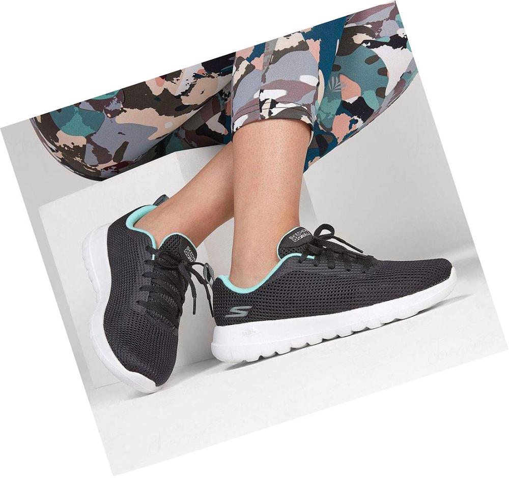 Zapatillas Deportivos Skechers GOwalk Joy - Upturn Mujer Negras | 68A8S_AR