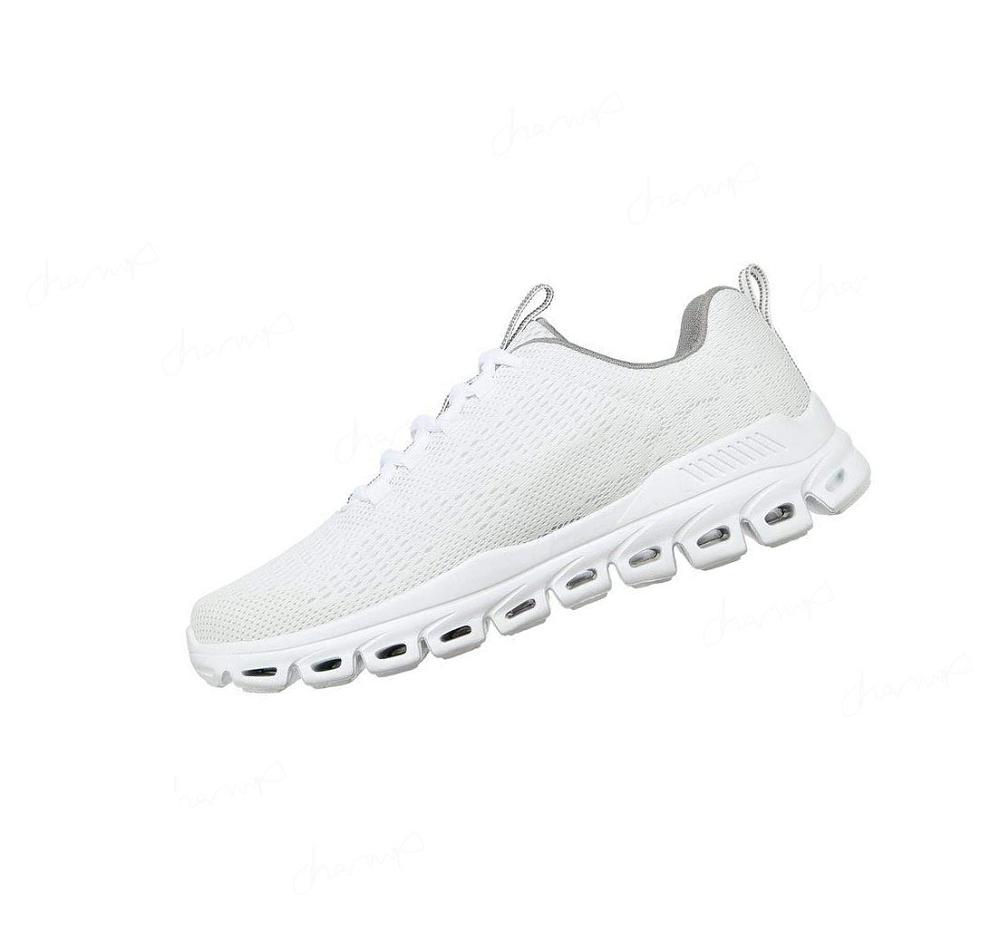 Zapatillas Deportivos Skechers Glide-Step - Fasten Up Hombre Blancas | 5200A_AR