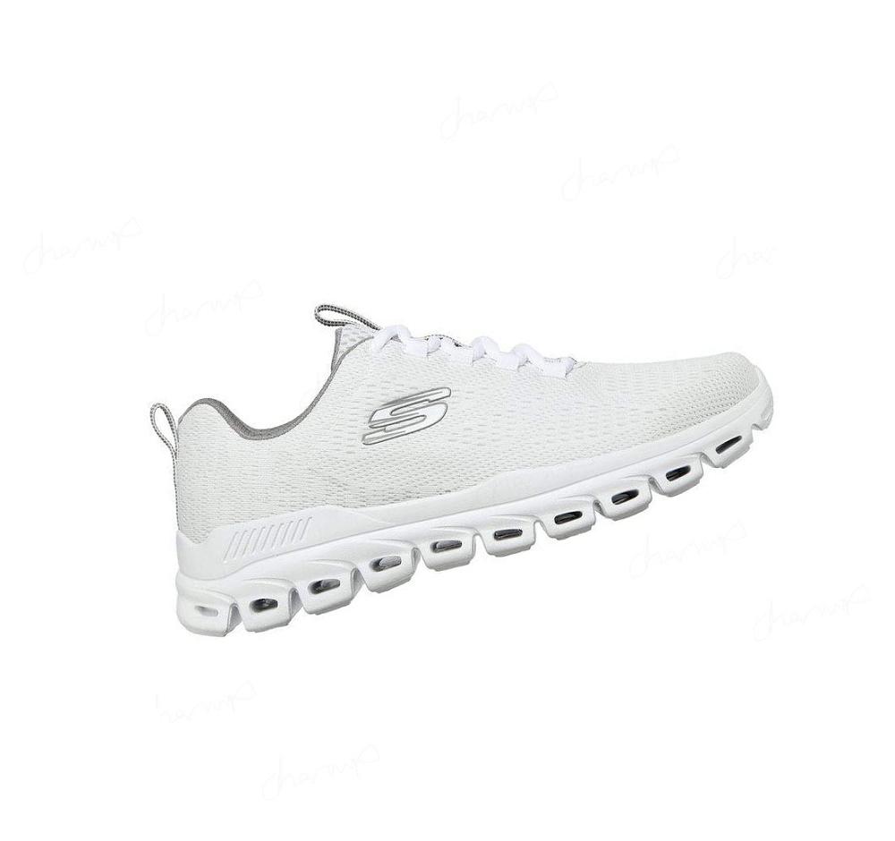 Zapatillas Deportivos Skechers Glide-Step - Fasten Up Hombre Blancas | 5200A_AR