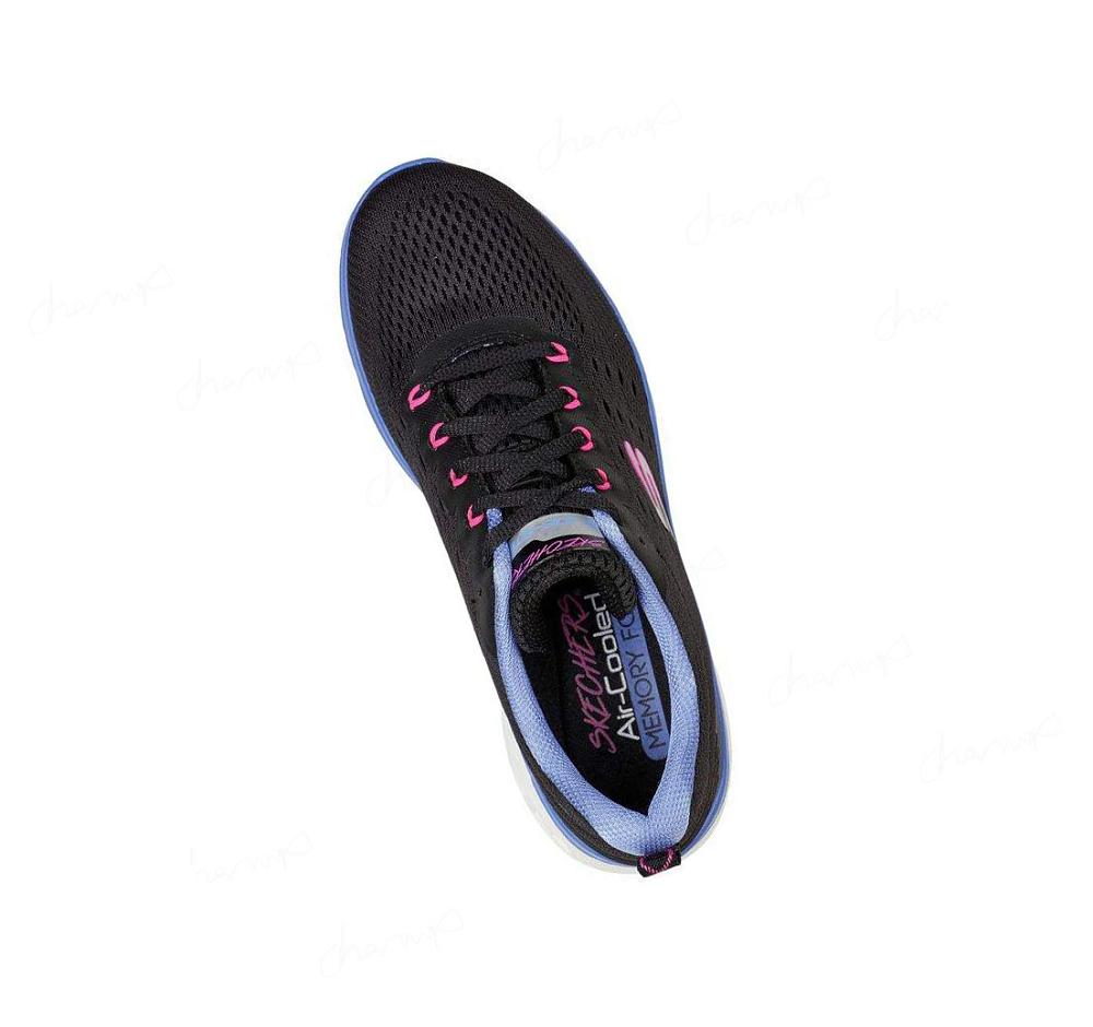 Zapatillas Deportivos Skechers Glide-Step Deporte - Fresh Charm Mujer Negras | A0T3E_AR