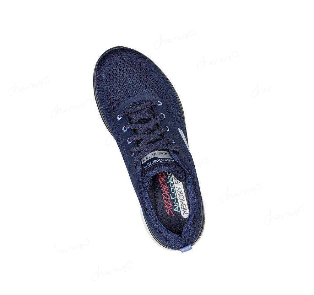 Zapatillas Deportivos Skechers Glide-Step Deporte - New Facets Mujer Azul Marino | A198L_AR