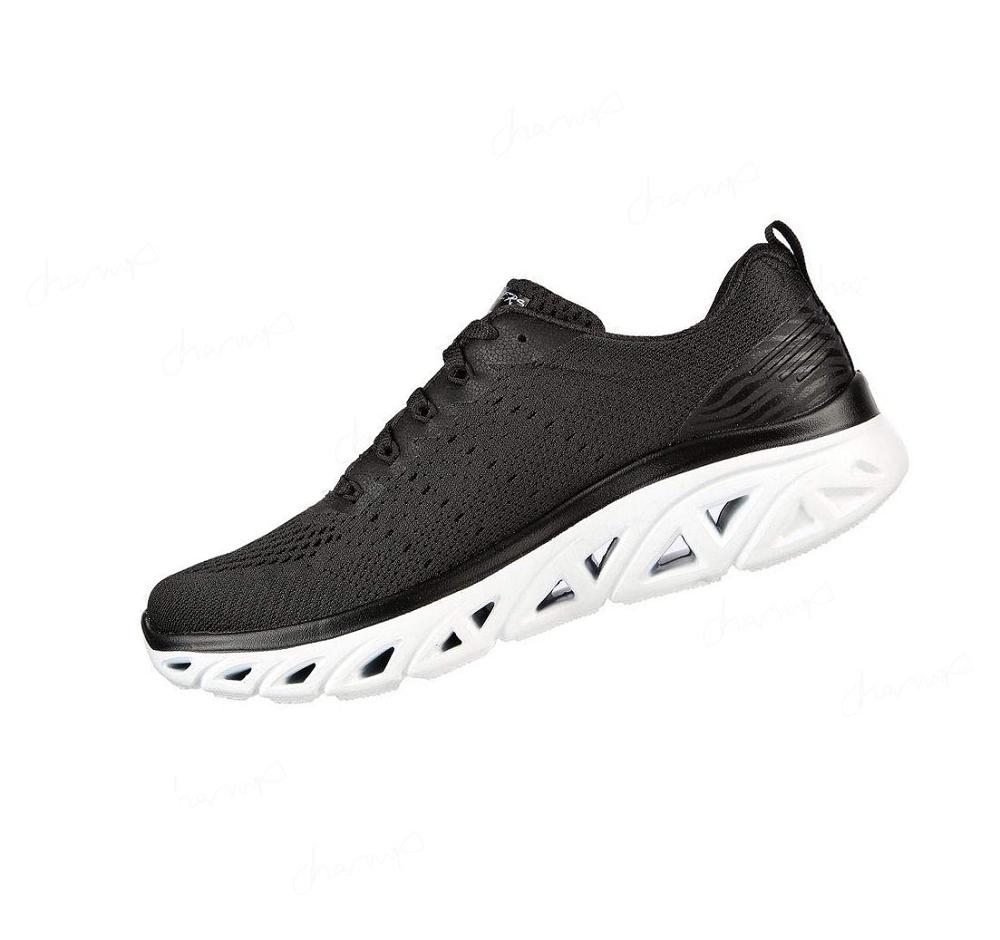 Zapatillas Deportivos Skechers Glide-Step Deporte - New Facets Mujer Negras Blancas | A1T3B_AR