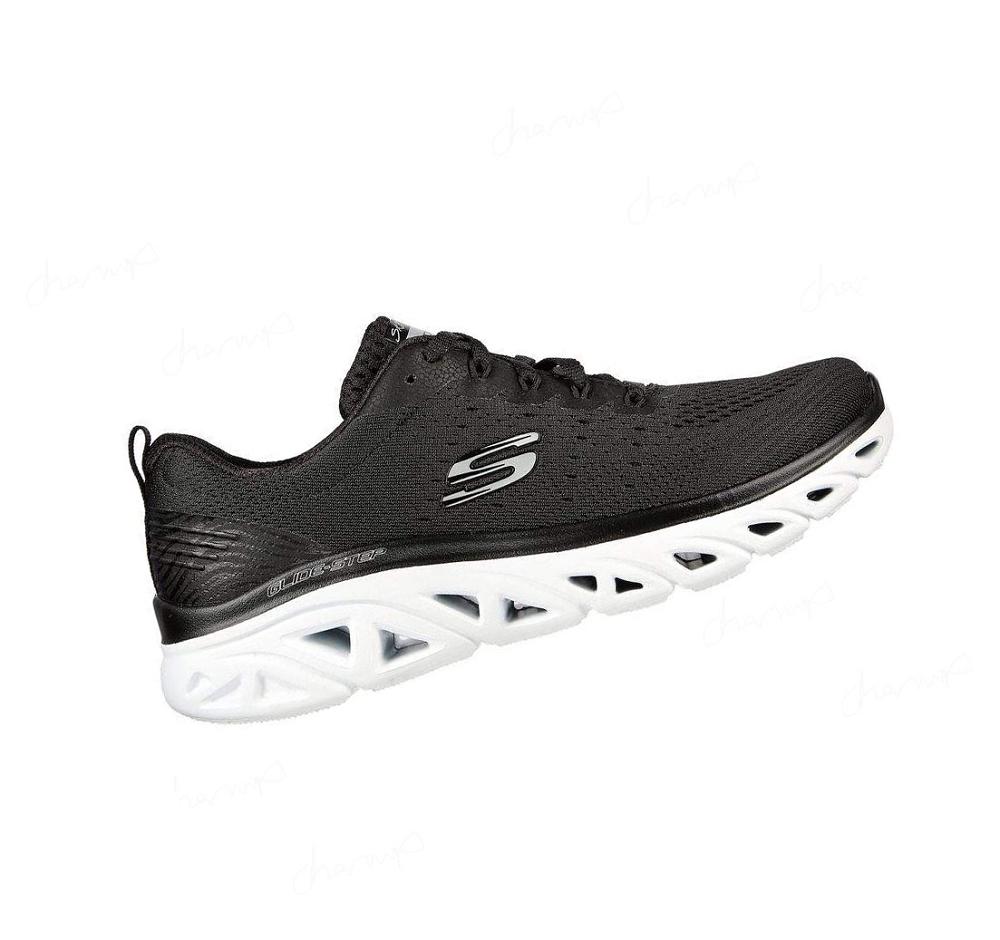 Zapatillas Deportivos Skechers Glide-Step Deporte - New Facets Mujer Negras Blancas | A1T3B_AR