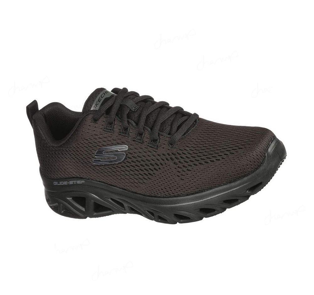 Zapatillas Deportivos Skechers Glide-Step Deporte - Wave Heat Hombre Negras | A91AA_AR