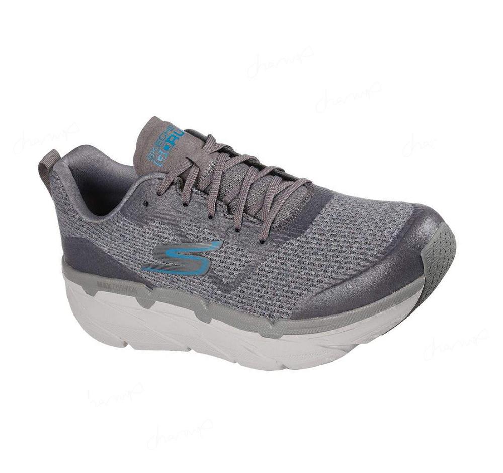 Zapatillas Deportivos Skechers Max Cushioning Premier - Your Planet Hombre Gris Azules | 633TE_AR