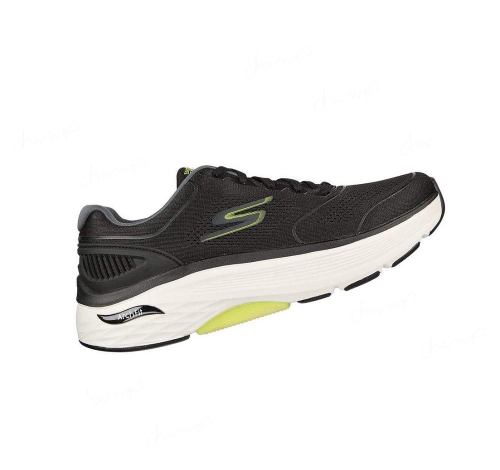 Zapatillas Deportivos Skechers Max Cushioning Arch Fit - Switchboard Hombre Negras Verde Claro | 636AR_AR