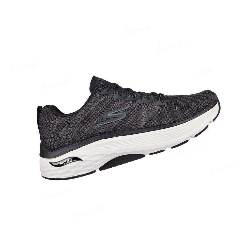 Zapatillas Deportivos Skechers Max Cushioning Arch Fit - Unifier Hombre Negras Blancas | 638TD_AR