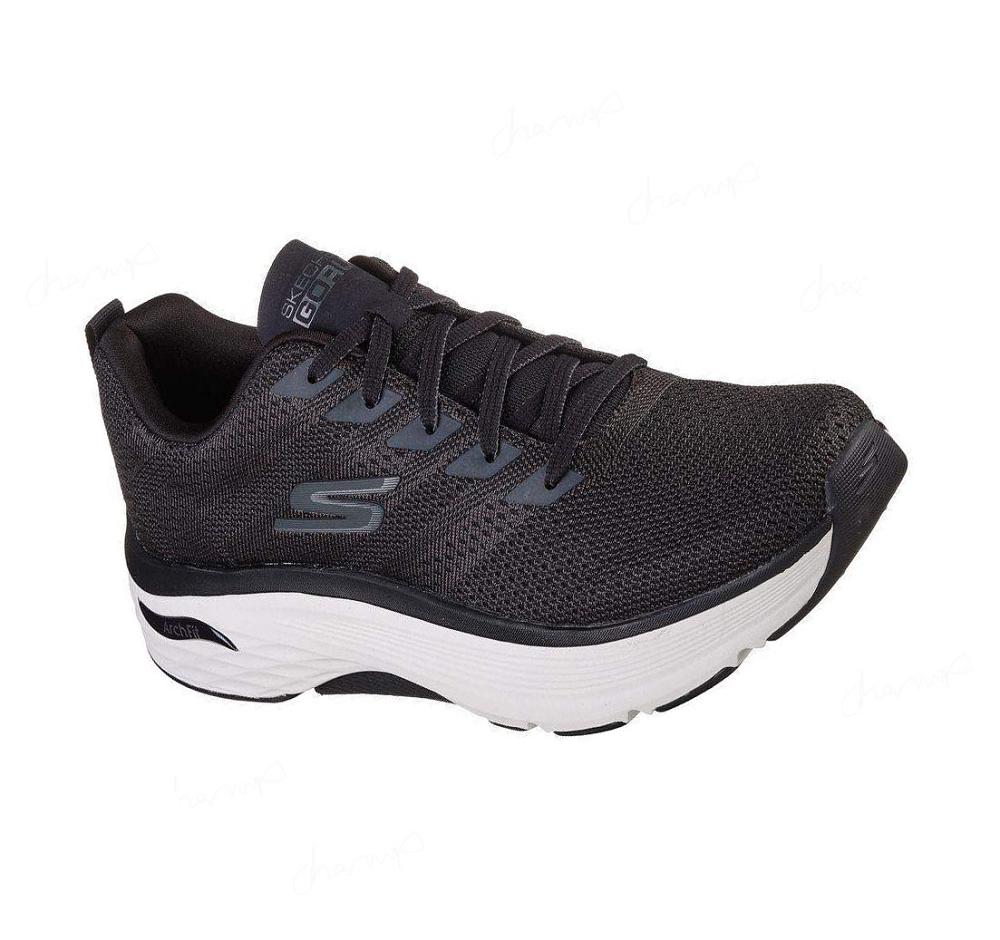 Zapatillas Deportivos Skechers Max Cushioning Arch Fit - Unifier Hombre Negras Blancas | 638TD_AR