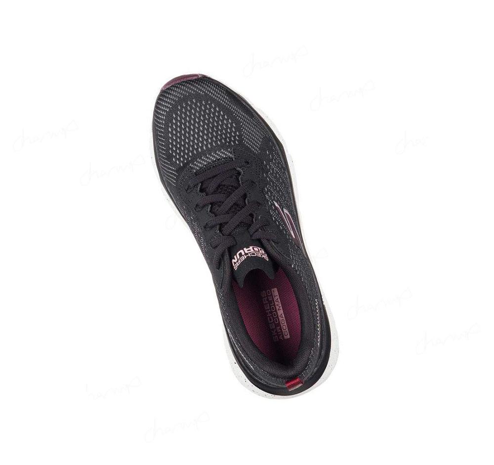 Zapatillas Deportivos Skechers Max Cushioning Elite - Limitless Intensity Mujer Negras Blancas | 6859G_AR