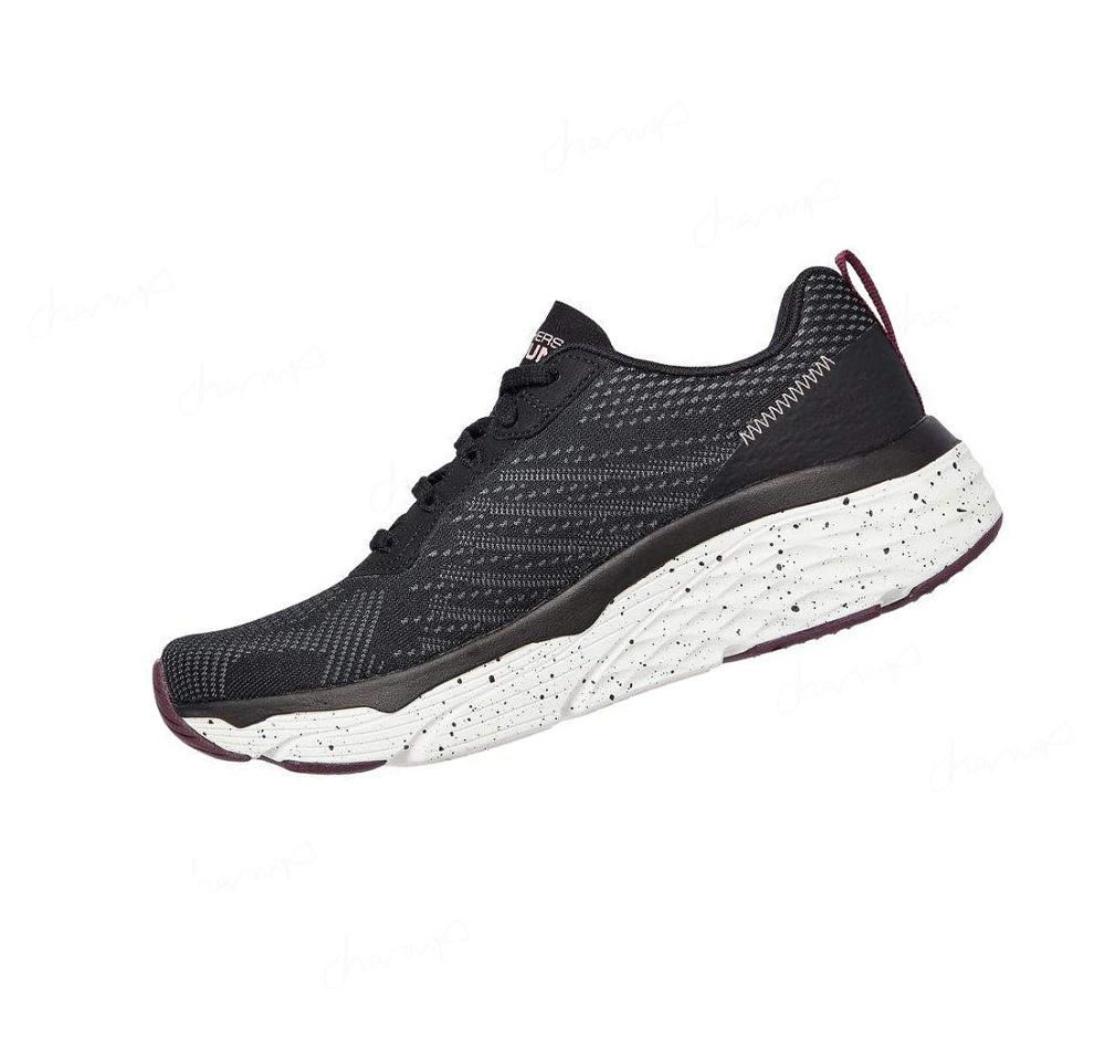 Zapatillas Deportivos Skechers Max Cushioning Elite - Limitless Intensity Mujer Negras Blancas | 6859G_AR