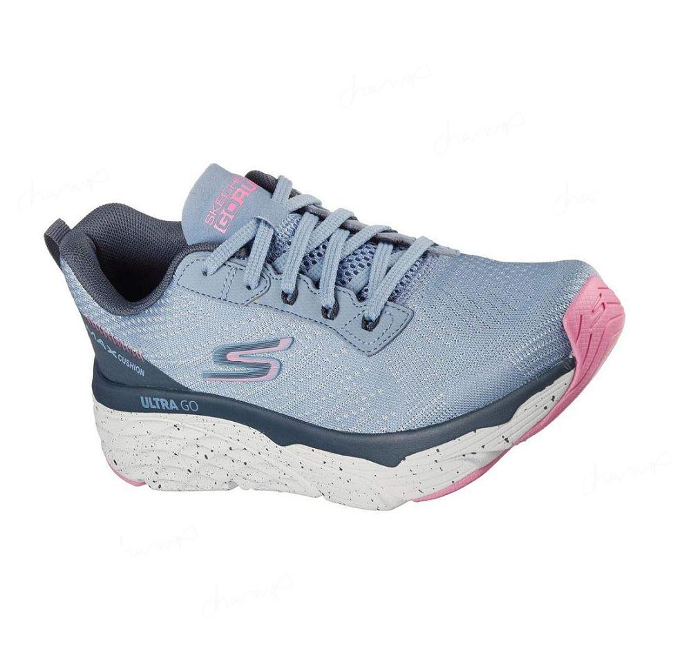 Zapatillas Deportivos Skechers Max Cushioning Elite - Limitless Intensity Mujer Azules | 68690_AR