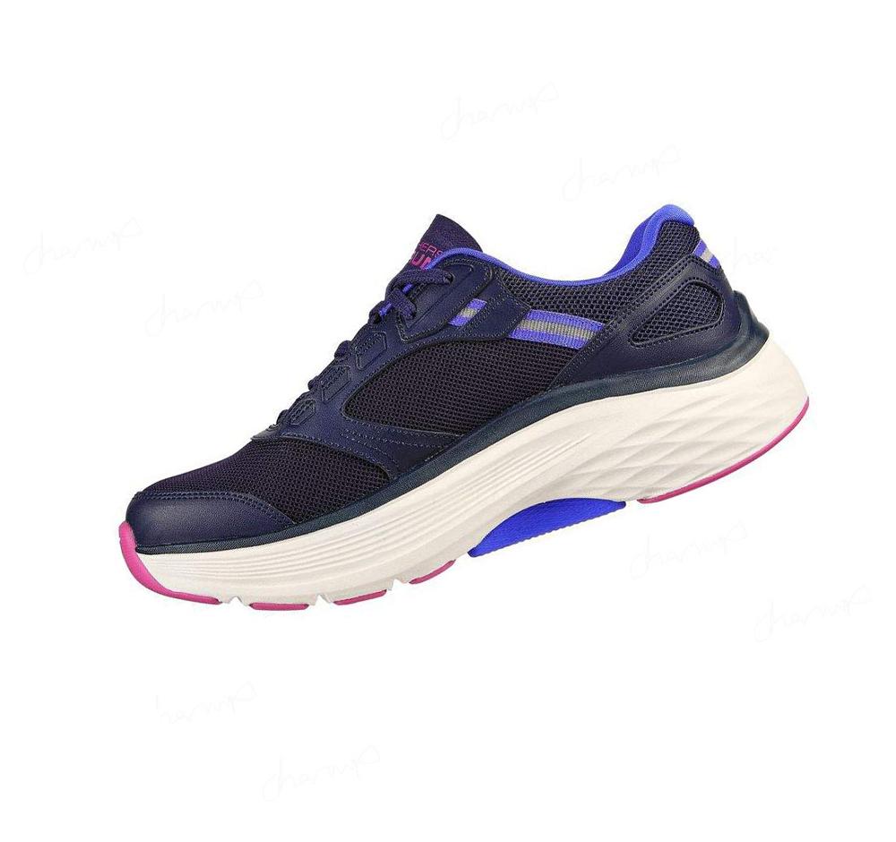 Zapatillas Deportivos Skechers Max Cushioning Arch Fit - Fast Dash Mujer Azul Marino Moradas | 69A8L_AR