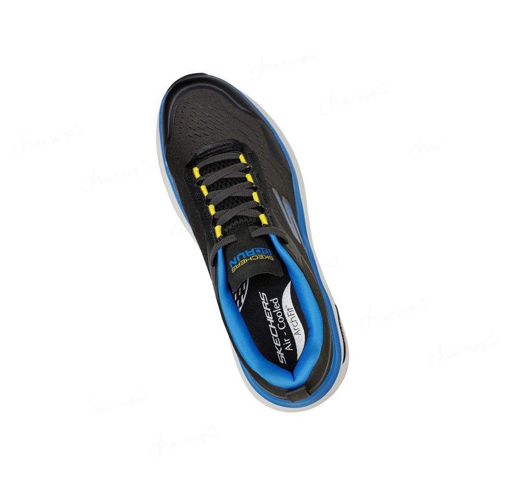 Zapatillas Deportivos Skechers Max Cushioning Arch Fit Hombre Negras Azules | 6A25P_AR