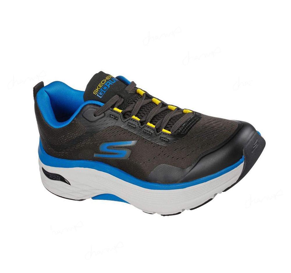 Zapatillas Deportivos Skechers Max Cushioning Arch Fit Hombre Negras Azules | 6A25P_AR