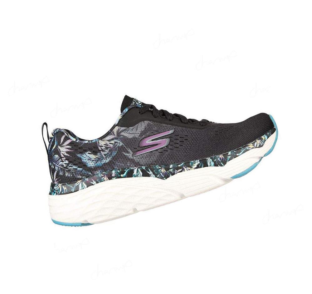 Zapatillas Deportivos Skechers Max Cushioning Elite - Blooming Paradise Mujer Negras Multicolor | A9233_AR