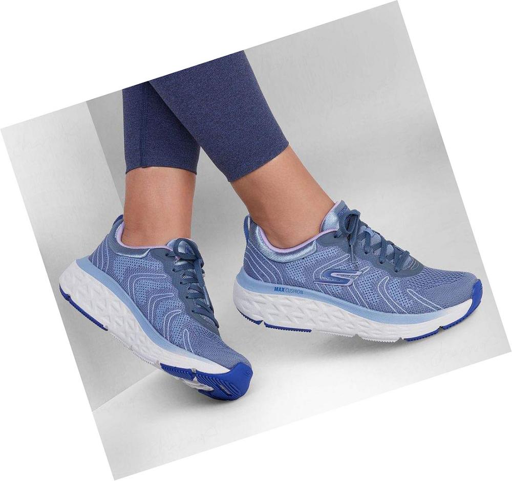 Zapatillas Deportivos Skechers Max Cushioning Delta Mujer Azules Lavanda | T0T30_AR