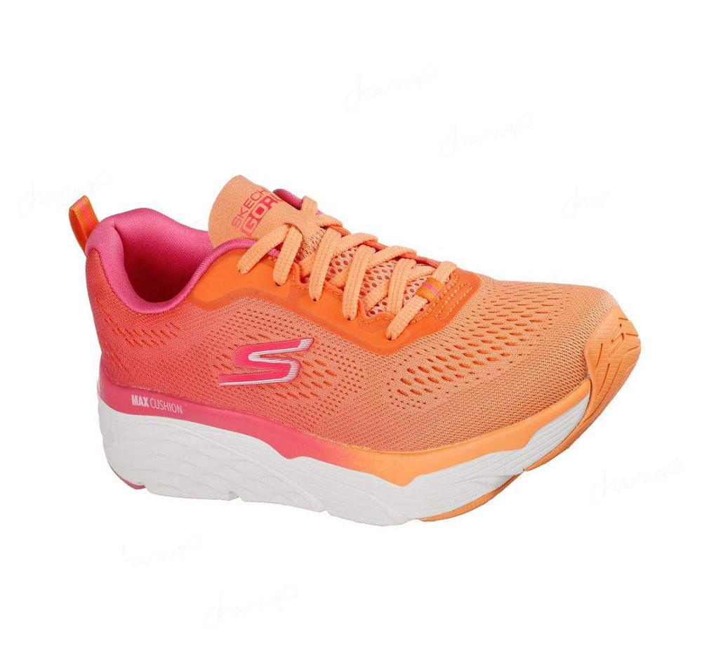 Zapatillas Deportivos Skechers Max Cushioning Elite - Destination Point Mujer Rosas Naranjas | T2A8R_AR